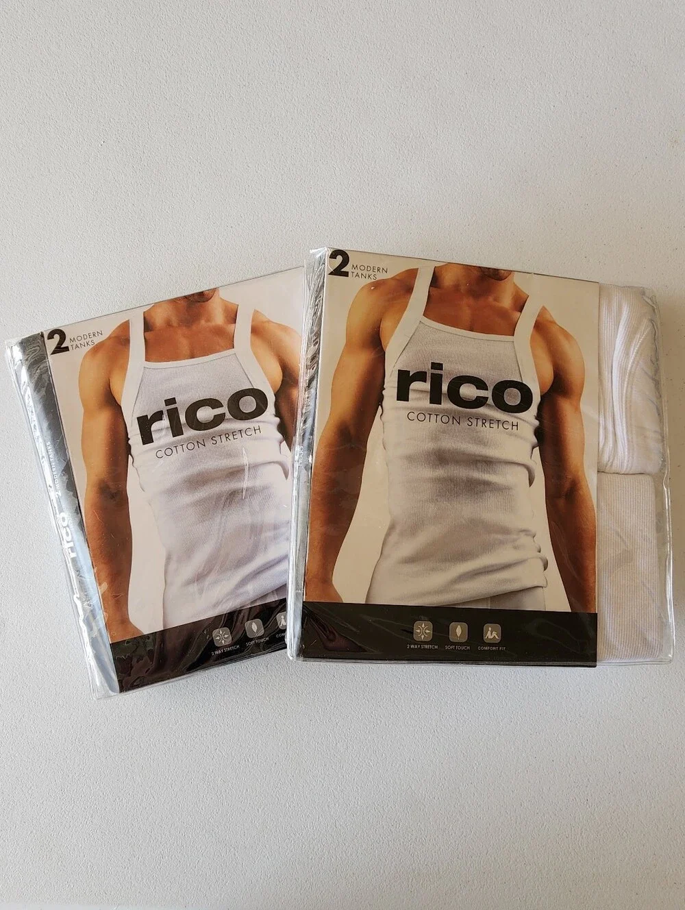 Three Men's Rico Modern Tanks - Picture 1 of 2